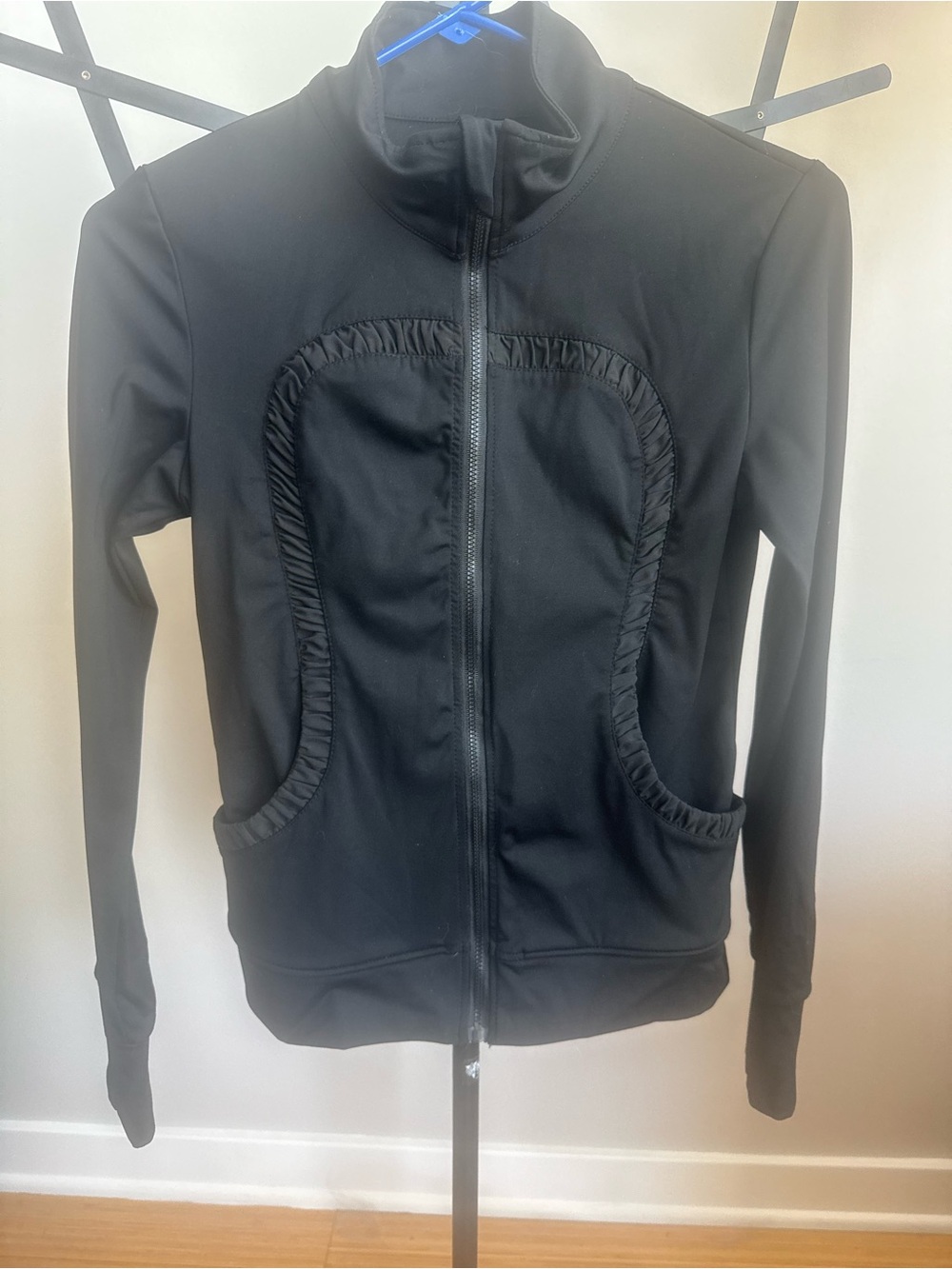 Lululemon Small Women's Black Zip-Front Athletic Jacket